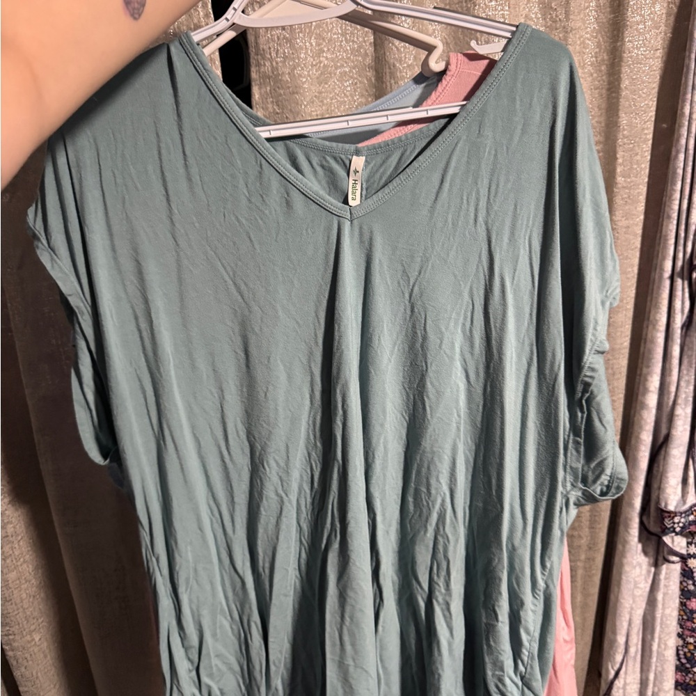 3 halara shirts xl